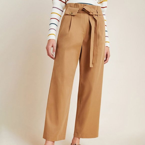 Anthropologie Pants - Anthropologie Mariela Poplin Wide-Leg Pants